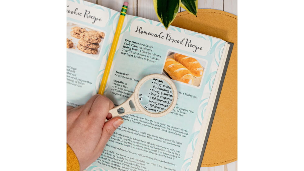 Carson Optical Wheat Version MagnetMag Handheld Magnifier, Beige, DX-50EF