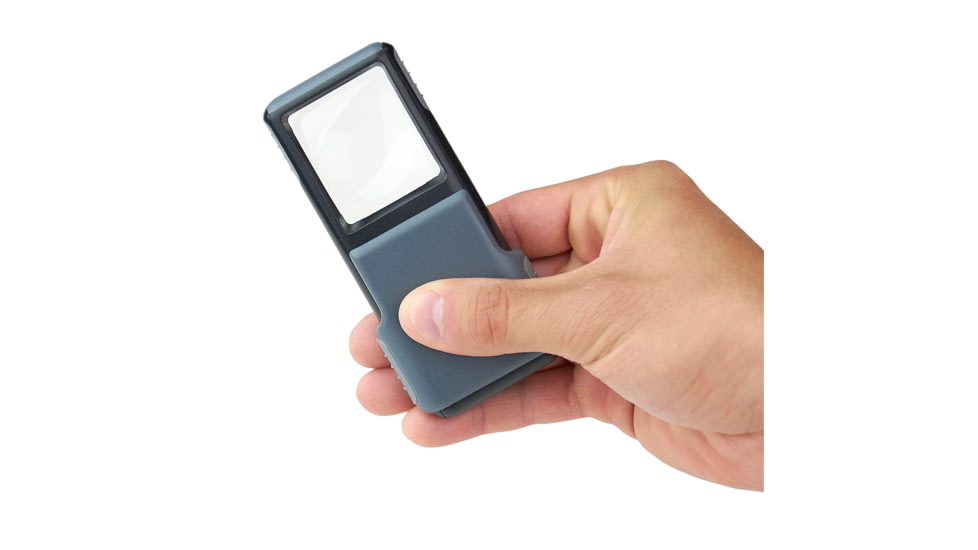 Carson PO-55 MiniBrite 5x Power Slide-Out Pocket Magnifier Loupe, Grey,Pack of 4 PO-55MU