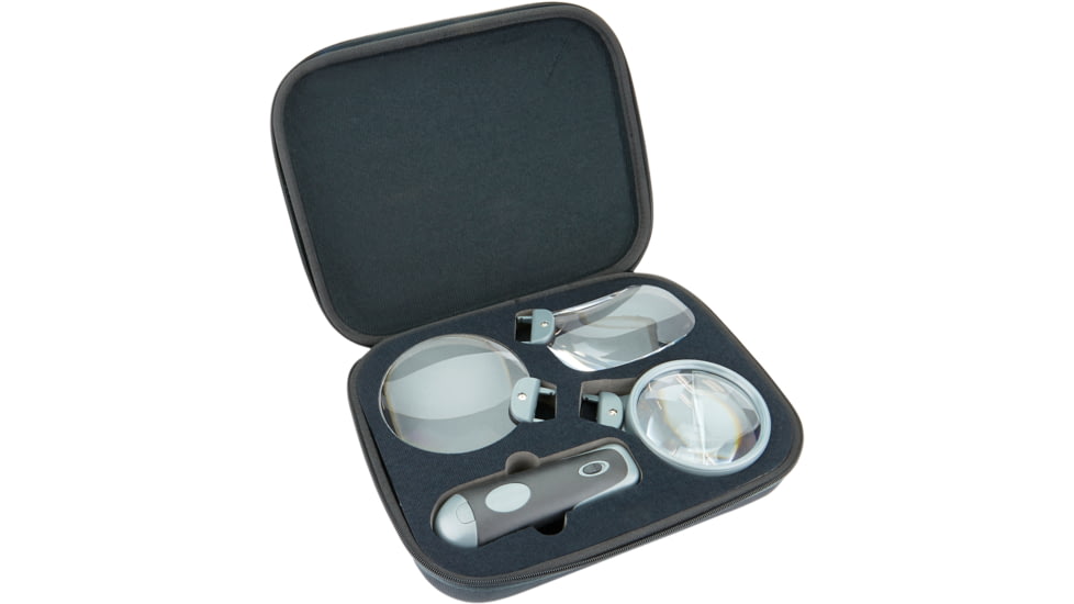 Carson Remov-A-Lens 3-in-1 LED Lighted Handheld Magnifier Loupe RL-30