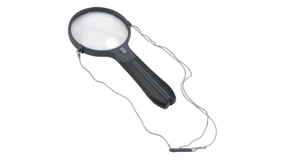 Carson SplitHandle 2x/3x Magnifying Glass, Black HF-11
