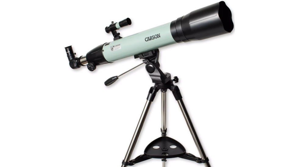 Carson Stara 35-70x 80mm Refractor Telescope with Smartphone Adaptor, Gray, SR-200SP
