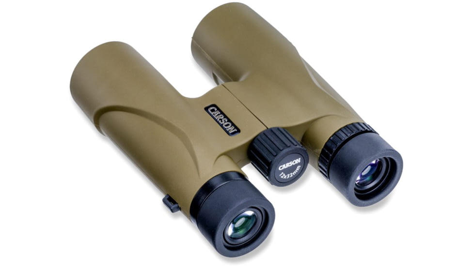 Carson Stinger 12x32 Compact Binocular, Olive Green, HW-232