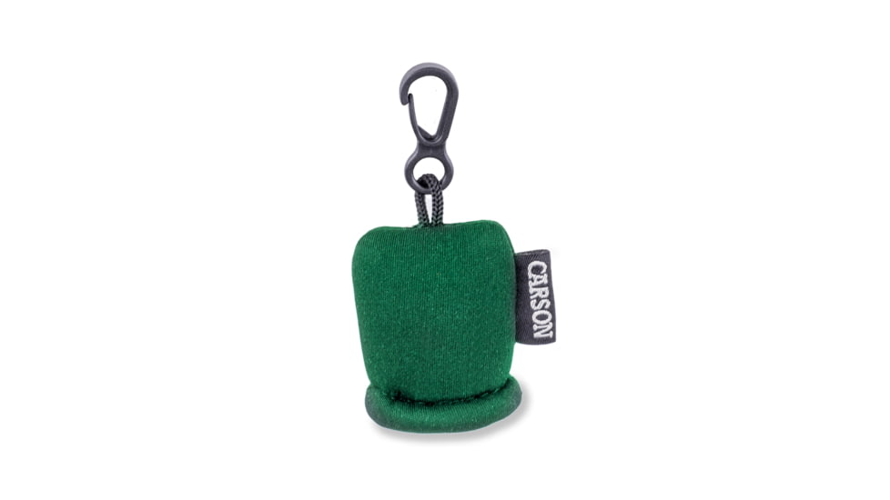 Carson Stuff-It Lens Cleaner, Cloth &amp; Pouch, Green, 1.7 x 1.1 x 1.8 in, SN-40GR