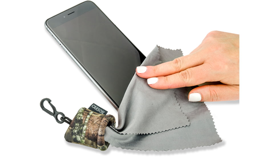 Carson Stuff It Lens Cleaner, Mossy Oak, SN-40MO