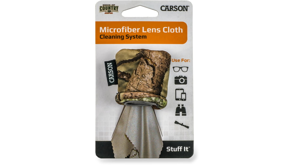 Carson Stuff It Lens Cleaner, Mossy Oak, SN-40MO