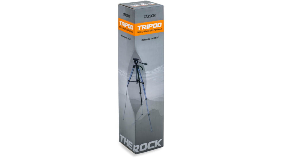 Carson TR-300 The Rock Tripod, Black/Grey, TR-300