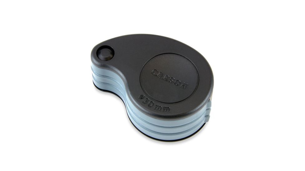 Carson TriView 5x / 10x / 15x Folding  Loupe with Built-in Case TV-15