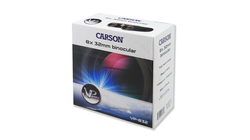 Carson VP Series 8X32mm Binoculars, Black VP-832