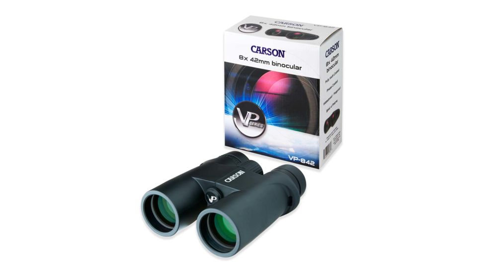Carson VP Series 8X42mm Binoculars, Black VP-842