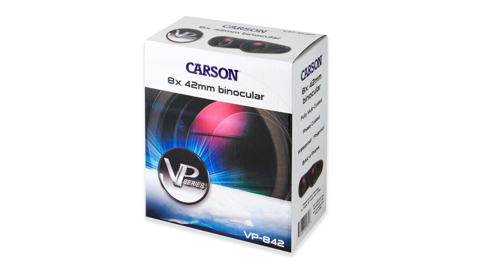 Carson VP Series 8X42mm Binoculars, Black VP-842