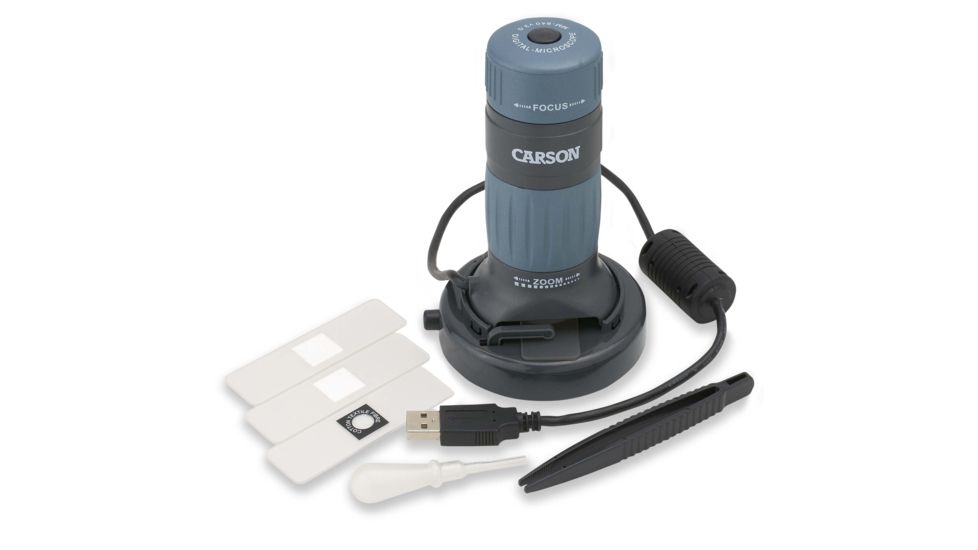 Carson zPix300 86x-457x Digital Microscope, Grey/Black MM-940