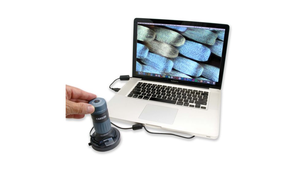 Carson zPix300 86x-457x Digital Microscope, Grey/Black MM-940