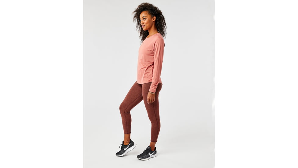 Carve Designs Abbot Long Sleeve Top - Womens, Red Rock, Small, TKUS50-940-SM