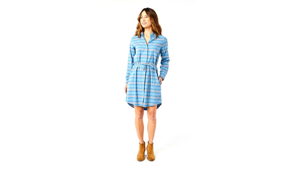 Carve Designs Aida Dress - Womens, Lake Stripe, Extra Small, DWBD99-908-XS