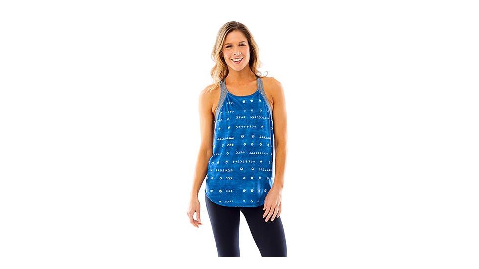 Carve Designs Airlia Tank, Womens, Shibori with Grey, XS, ATBW71-978-XS