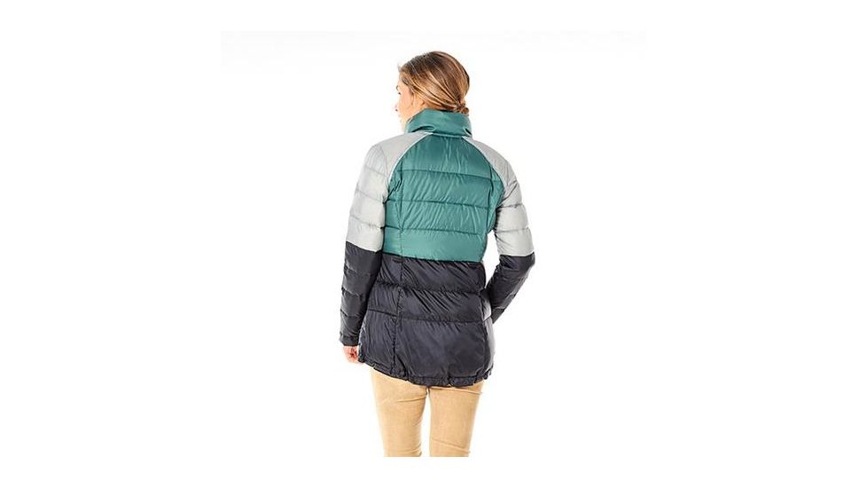 Carve Designs Alta Puffer Jacket - Women's-Black/Agave/Glacier-Large, OWHY64-129-LG