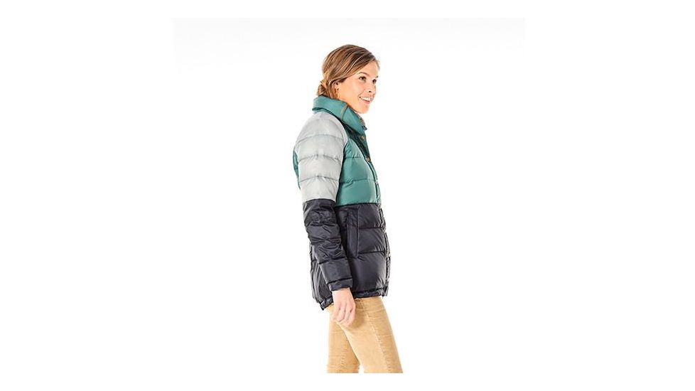 Carve Designs Alta Puffer Jacket - Women's-Black/Agave/Glacier-Large, OWHY64-129-LG