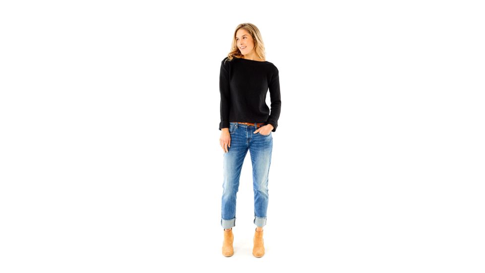 Carve Designs Bandon Sweater - Womens, Black, Extra Small, SWBA18-001-XS