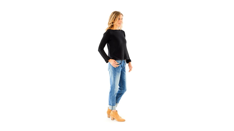 Carve Designs Bandon Sweater - Womens, Black, Extra Small, SWBA18-001-XS