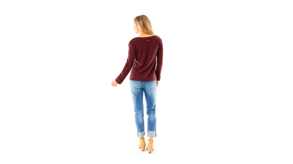 Carve Designs Bandon Sweater - Womens, Merlot, Extra Small, SWBA18-621-XS