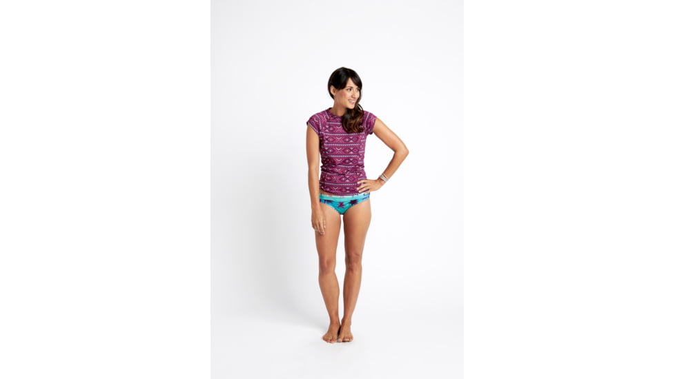 Carve Designs Belles Beach Rash Guard - Women's-Medium-Plum Bali