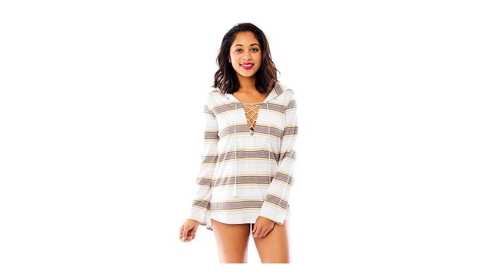 Carve Designs Cantina Hoodie, Womens, Sparrow Playa, XS, TLHO11-507-XS