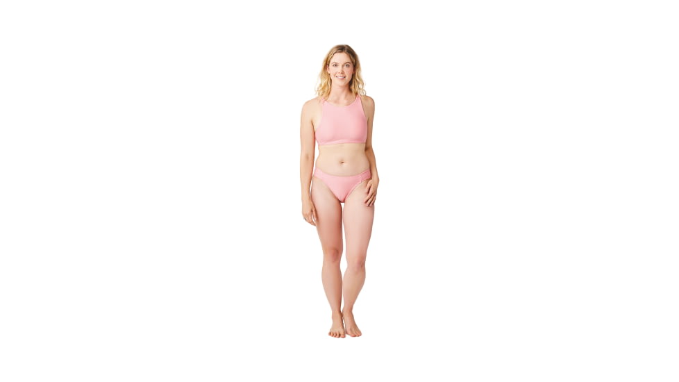 Carve Designs Cardiff Bikini Bottom -Womens, Grapefruit Texture, Large, BBCD74-696-LG