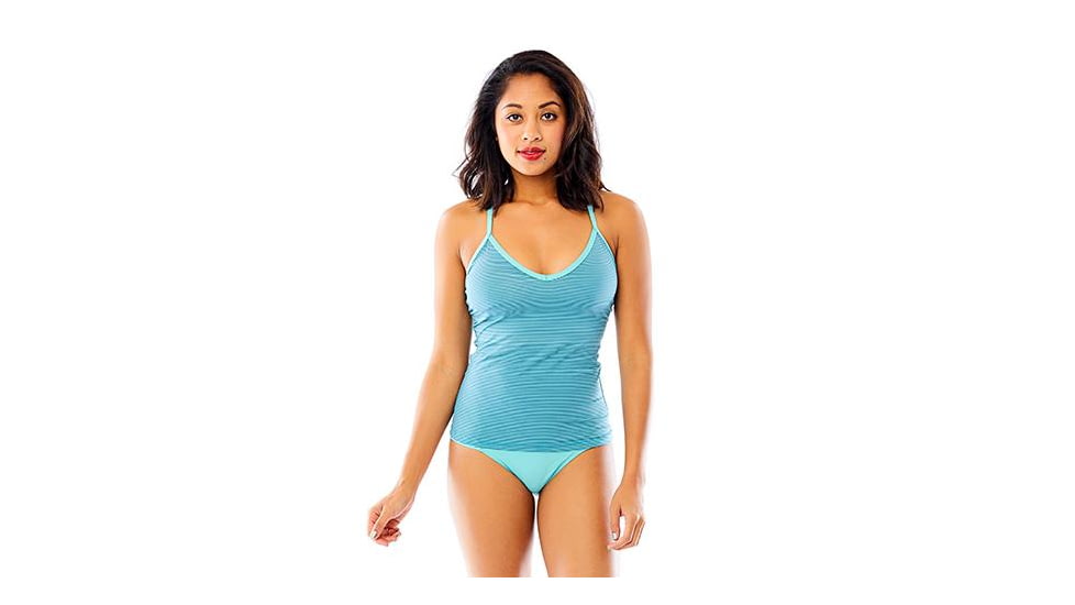 Carve Designs Stinson Tankini, Julep Stripe, XS, BKCA65-393-XS