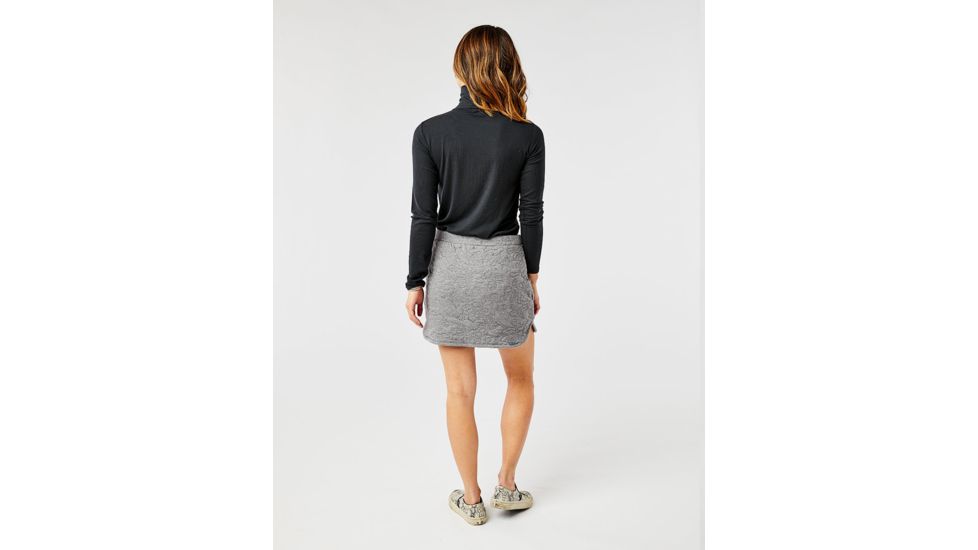 Carve Designs Cypress Skirt - Womens, Pewter Heather, Extra Small, BKCS55-069-XS