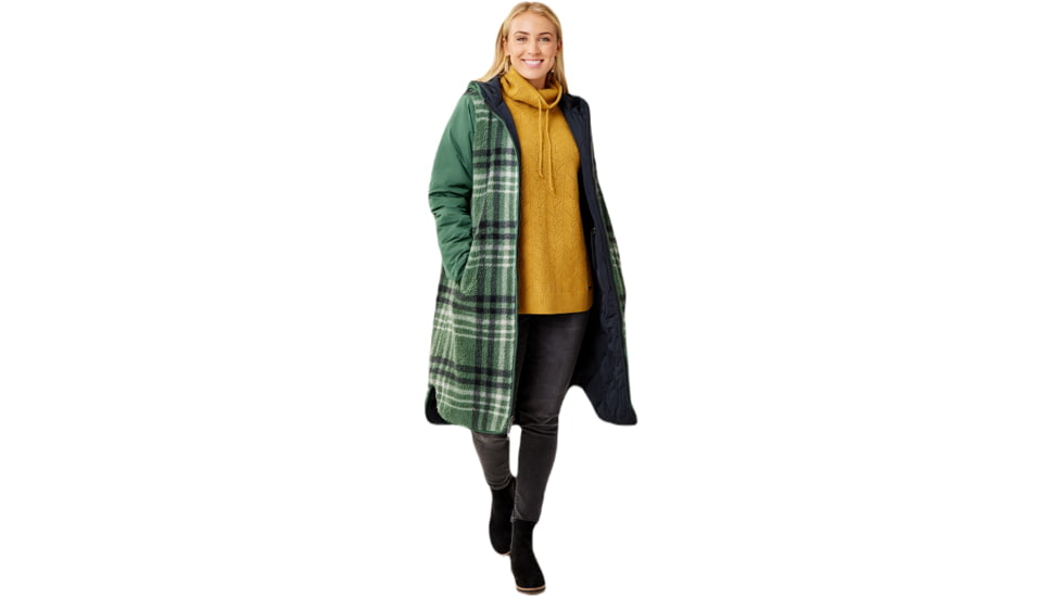 Carve Designs Donner Reversible Jacket - Womens, Cilantro/Black, Extra Small, JCMS10-375-XS