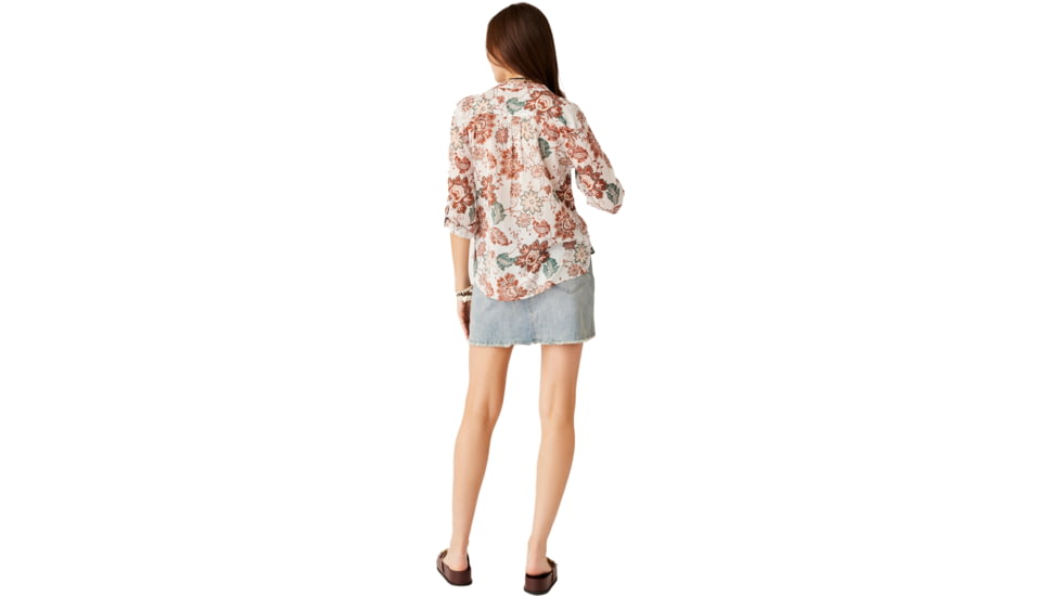 Carve Designs Dylan Gauze Shirt - Womens, Cloud Taj, Medium, TWDG26-269-MD