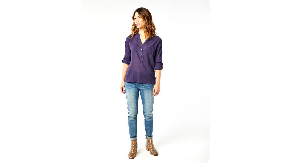 Carve Designs Dylan Gauze Shirt -Womens, Shade, Extra Small, TWDG26-589-XS