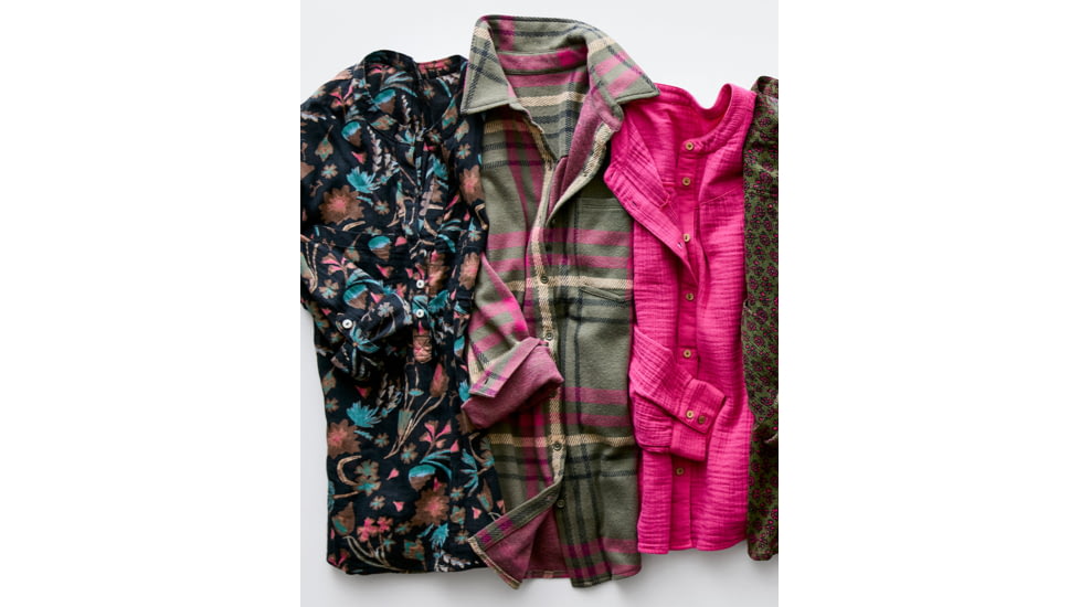 Carve Designs Fairbanks Supersoft Shirt - Womens, Fir Multiplaid, Medium, TKSS70-392-MD