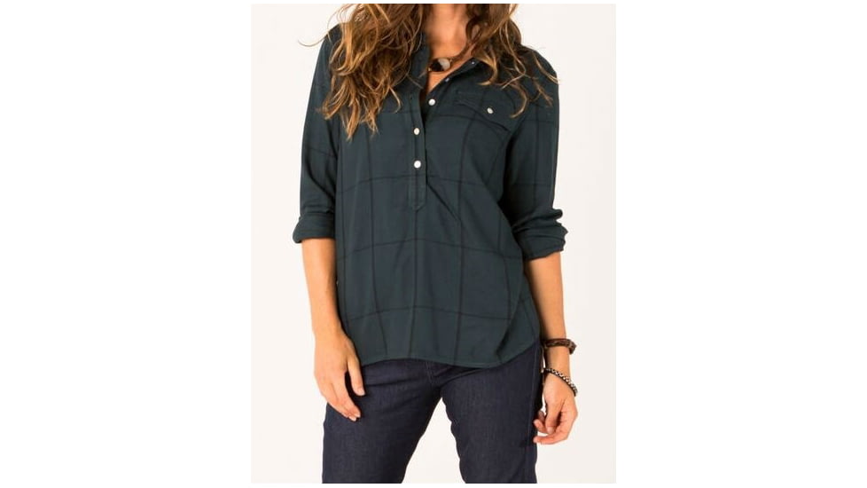Carve Designs Hammond Popover - Women's-Hunter Windowpane-Large