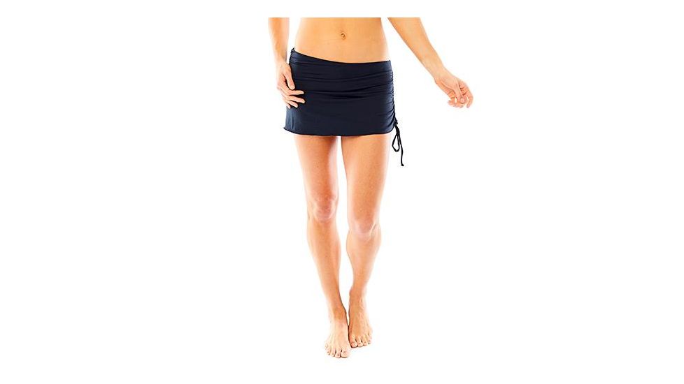 Carve Designs Hoku Swim Skirt, Womens, Black, XL, SKST23-001-XL