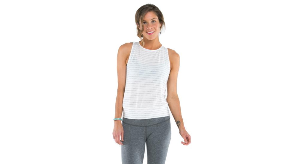 Carve Designs Kansas Tank, Womens, White Water Stripe, XS, TTCB30-132-XS