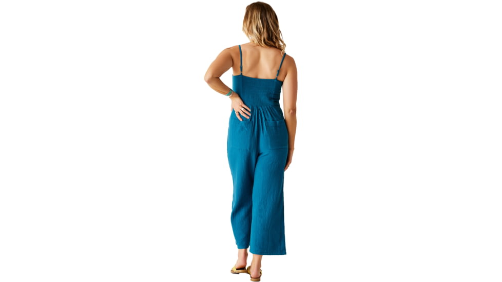 Carve Designs Knox Gauze Jumpsuit - Womens, Azul, Small, PTJU30-521-SM