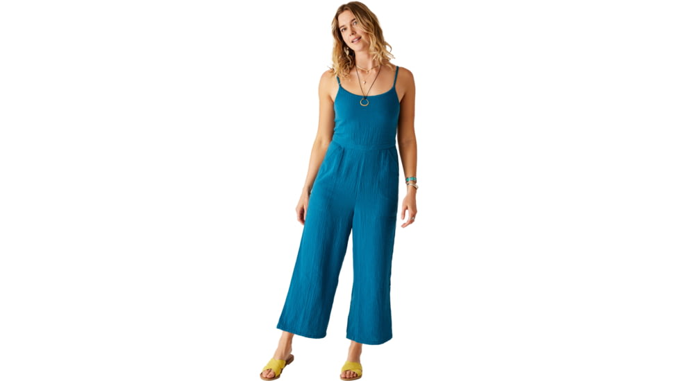 Carve Designs Knox Gauze Jumpsuit - Womens, Azul, Small, PTJU30-521-SM
