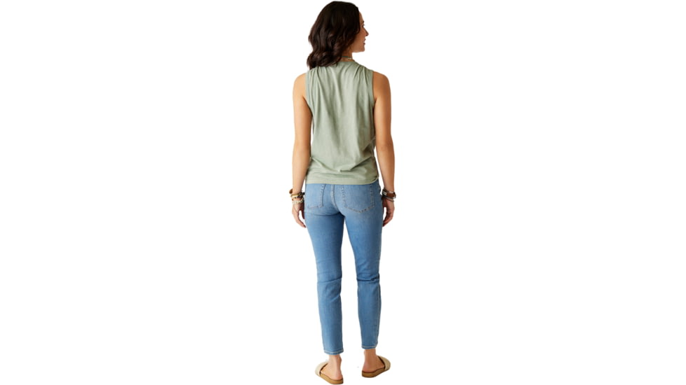 Carve Designs Larisa Hemp Tank - Womens, Light Cilantro, Extra Small, TKHK20-328-XS