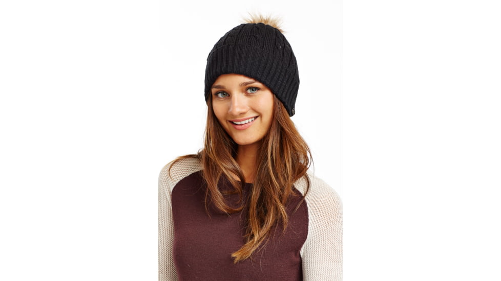 Carve Designs Laurel Pom Pom Hat - Womens -Black