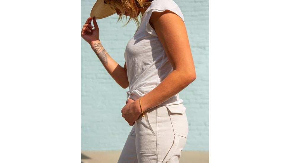 Carve Designs Mila Top - Womens, Cloud, Extra Small, TKTS55-070-XS