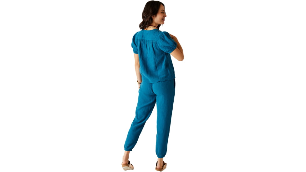 Carve Designs Milo Gauze Top - Womens, Azul, Small, TWSG10-521-SM