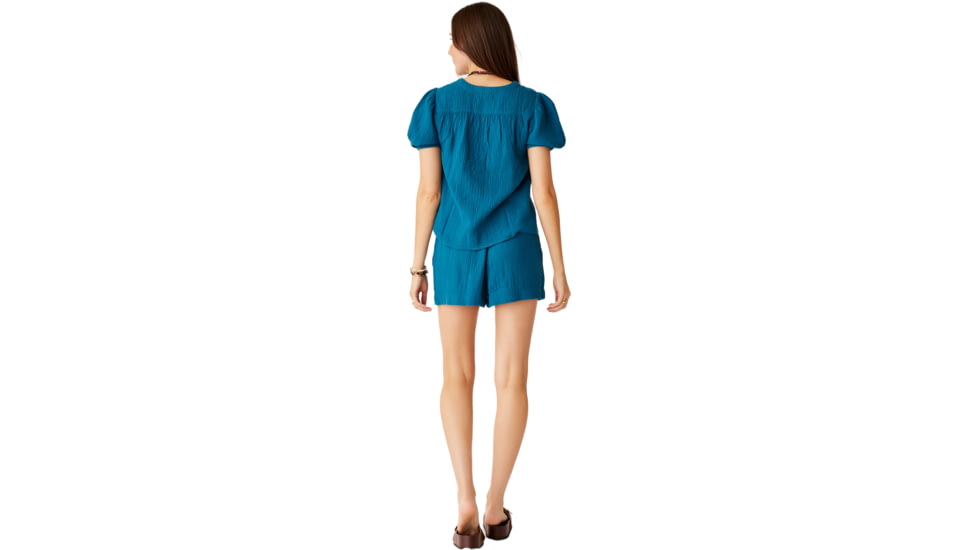 Carve Designs Milo Gauze Top - Womens, Azul, Small, TWSG10-521-SM