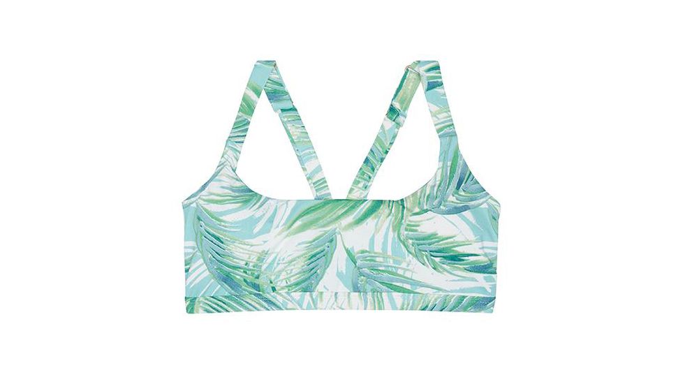 Carve Designs Naples Top - Womens, White Palms, Small, BTHK53-362-SM