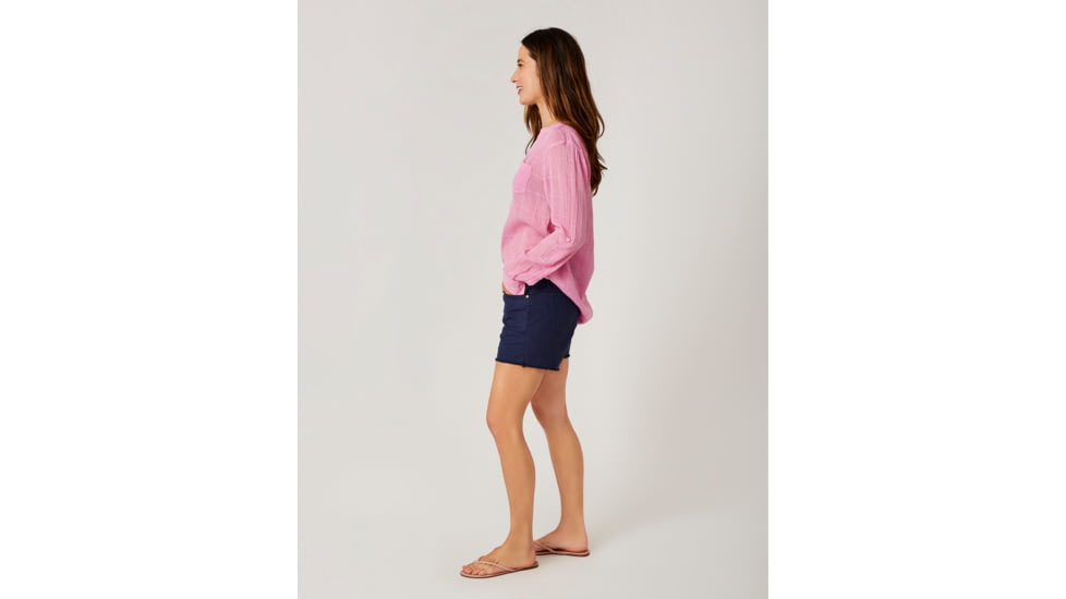 Carve Designs Oahu 4in Twill Short - Womens, Navy, 8, SHOH71-552-08