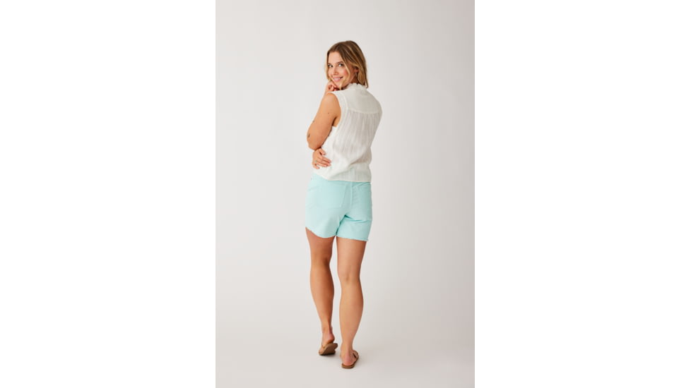 Carve Designs Oahu Hi Rise 6in Short - Women's, Sea Glass, 6, SHHR06-352-06