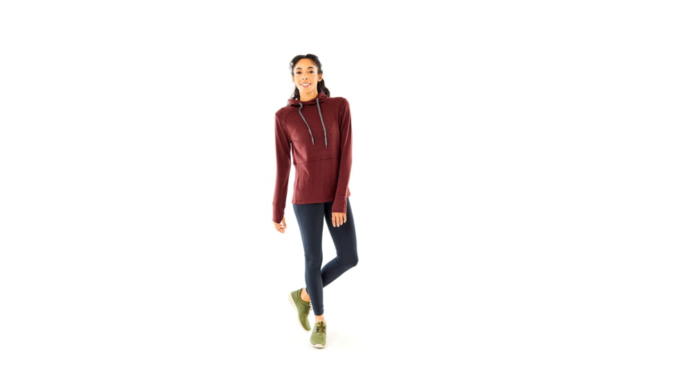Carve Designs Rainier Hoodie - Womens, Merlot, Extra Small, SSHT35-621-XS
