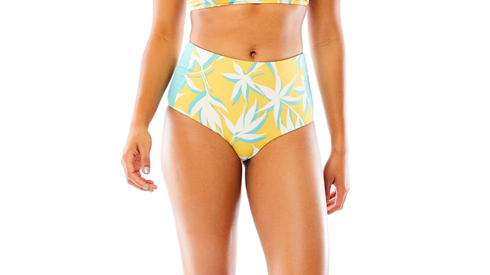 Carve Designs Sabelle Reversible Bottom, Womens, Julep / Gold Palms with Julep, XS, BBSB86-349-XS