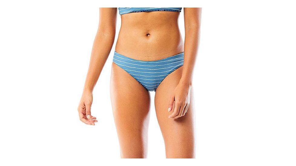 Carve Designs Sanitas Reversible Bottom, Water Stripe / Indigo Paisley, LG, BBRV27-977-LG