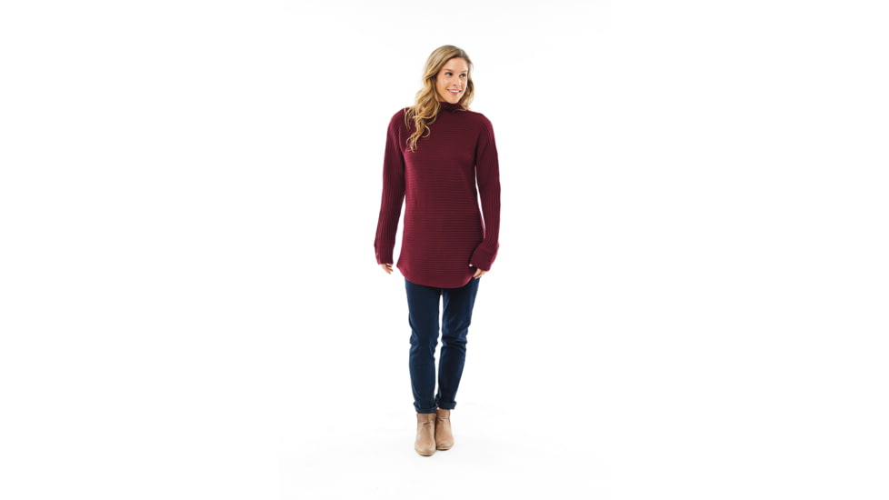 Carve Designs Silo Sweater - Womens, Sangria, Extra Small, SWSS18-627-XS